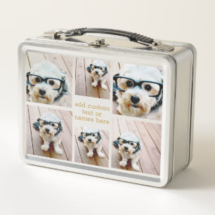 6 Minimalistisch fotocollage - Gold en White Grid