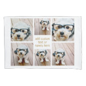 6 Minimalistisch fotocollage - Kan kleur bewerken Kussensloop (Voorkant)