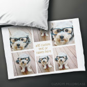 6 Minimalistisch fotocollage - Kan kleur bewerken Kussensloop