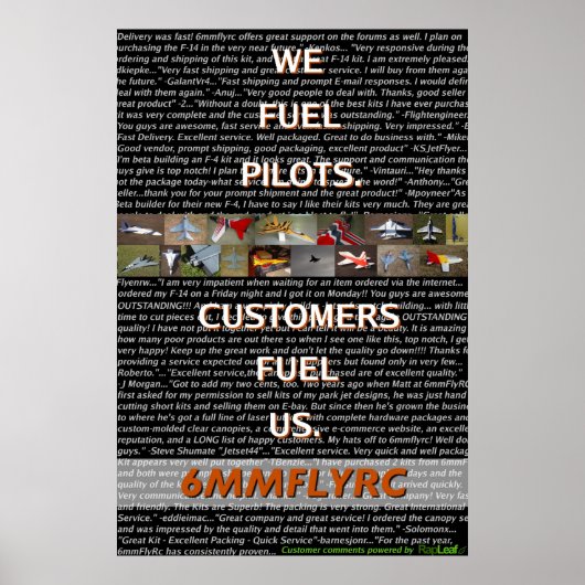 6 mm FlyRC Dealer Poster nummer twee (Voorkant)
