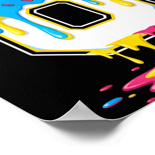 6 Number Seven Team Srts Ice Cream Drip Matching V Poster (Hoek)