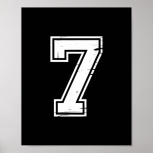 6 Nummer 67 Six Seven Meme Poster