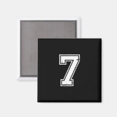 6 Nummer 67 Zes Zeven Meme  Magneet (Voorkant / Achterkant)