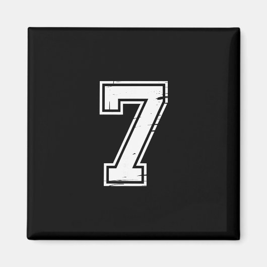 6 Nummer 67 Zes Zeven Meme  Magneet (Voorkant)