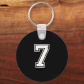6 Nummer 67 Zes Zeven Meme Sleutelhanger (Voorkant)
