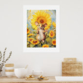 6 of 17 Zonnebloementuin Miceville Poster (Keuken)