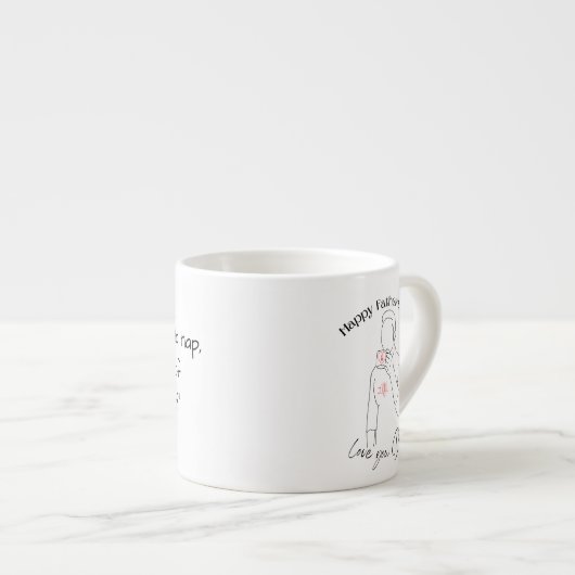 6 of 7 Dad Jokes Espresso Cup Kop (Voorkant rechts)