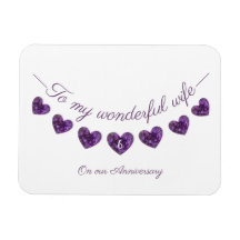 6 of een paarse huwelijkshuwelijksvrouw