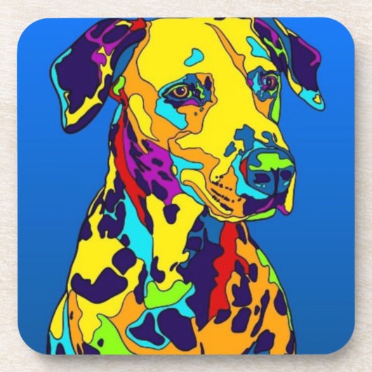 6 Onderzetters - Dalmatiaans met zitplaatsen (Voorkant)