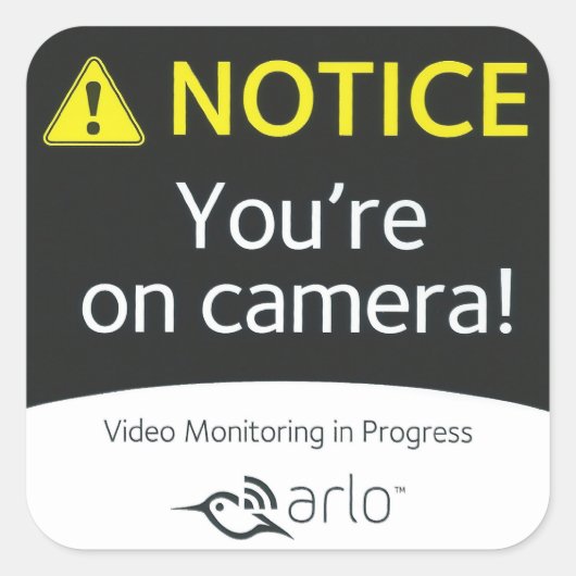 6 Oorspronkelijke 3x3 Arlo Stickers (Voorkant)