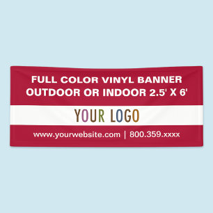 6 ' Openlucht of Binnen Vinyl Banner Douaneteken