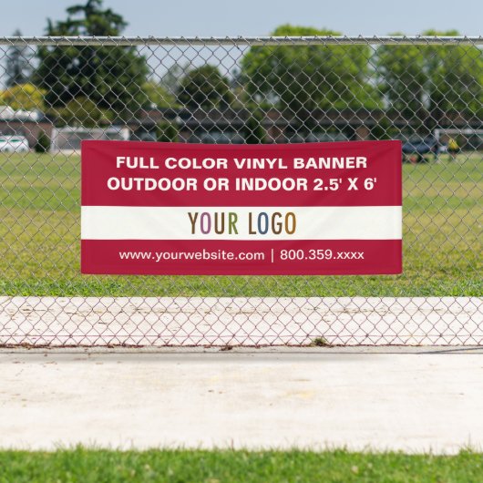 6 ' Openlucht of Binnen Vinyl Banner Douaneteken (Insitu)