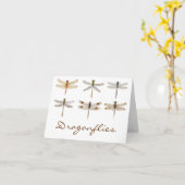 6 ordelijke libellen kaart (Gele Bloem)