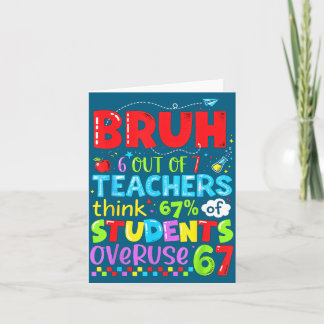 6 Out Of 7 Teachers Think 67% Of Students Overuse  Kaart