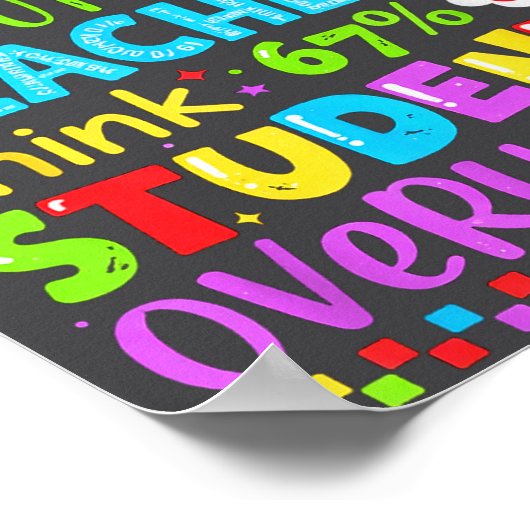 6 Out Of 7 Teachers Think 67% Of Students Overuse  Poster (Hoek)