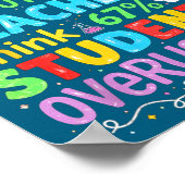 6 Out Of 7 Teachers Think 67% Of Students Overuse Poster (Hoek)