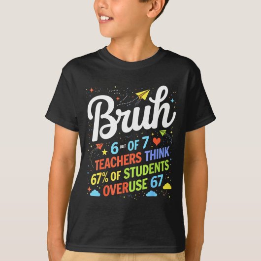 6 Out Of 7 Teachers Think 67% Of Students Overuse T-shirt (Voorkant)