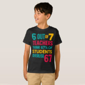 6 Out Of 7 Teachers Think 67% Students Overuse Quo T-shirt (Voorkant volledig)