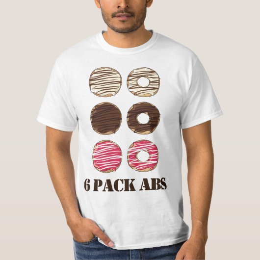 6 Pack Abs T-shirt (Voorkant)