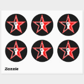 6 Pack Anarcho-syndicalistische Revolutionaire Sti Ronde Sticker (Vel)