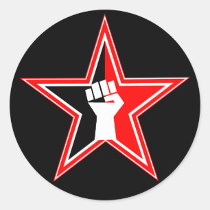6 Pack anarcho-syndicalistische revolutionaire sti Ronde Sticker