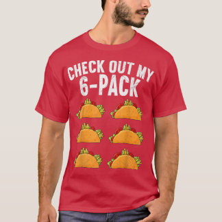6 Pack Fitness Taco Funny Meican Gym Top voor Taco