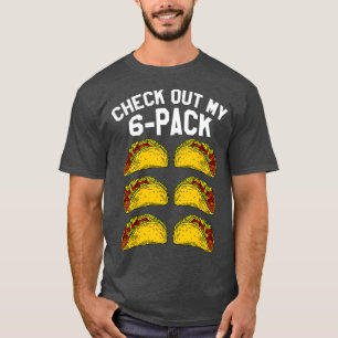 6 Pack Fitness Taco Funny Mexican Gym Top voor Tac