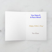 6-Pack Mind Funny Vaderdag Kaart aan te passen (Binnen)