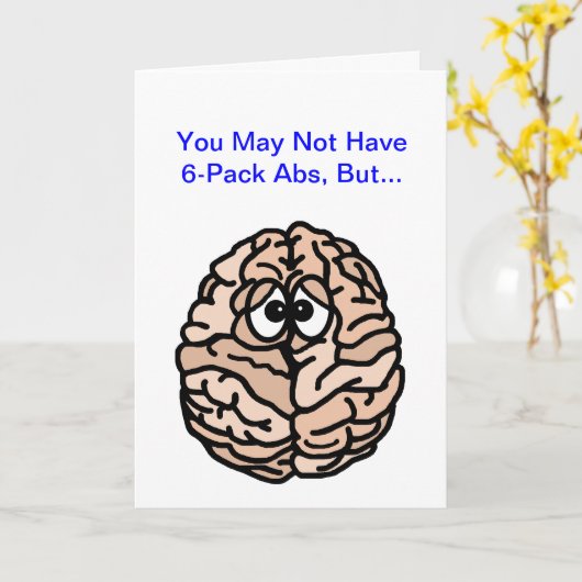 6-Pack Mind Funny Vaderdag Kaart aan te passen (Gele Bloem)