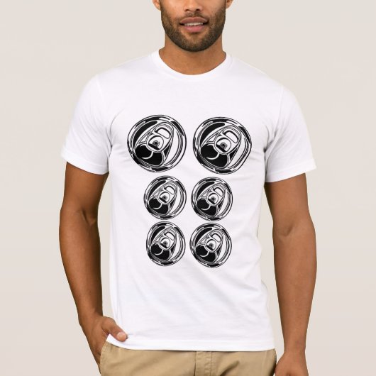 6 pak t-shirt (Voorkant)