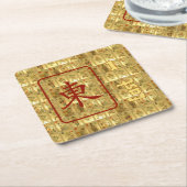 6 papieren onderzetters - East Wind (Schuin)