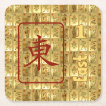 6 papieren onderzetters - East Wind