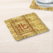 6 papieren onderzetters - Noordwind (Schuin)