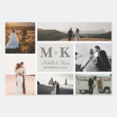 6 Passen getrouwd voor fotobruiloft collage Inpakpapier Vel (Voorkant 3)