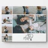 6 Personalized Best Aunt Photo Collage Fotoplaat (Voorkant)
