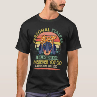 6 Persoonlijke Stalker Ik Zal Je Opvolgen vintage T-shirt