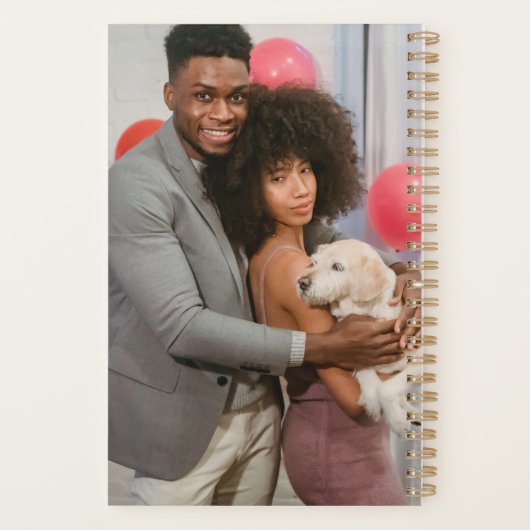 6 Photo Booth Modern gepersonaliseerd Planner (Achterkant)