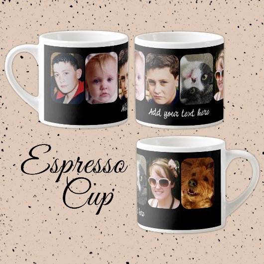 6 photo collage add text black espresso kop