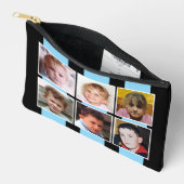 6 photo collage black blue etui (Open)