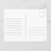 6 Photo Collage Familienaam Modern Minimalist Feestdagenkaart (Achterkant)