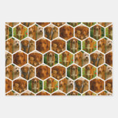 6 Photo Collage Personalized Template Inpakpapier Vel (Voorkant)