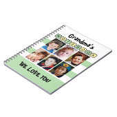 6 photo love you green grandma's notitieboek (Linkerzijde)