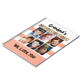 6 photo love you peach grandma's notitieboek (Linkerzijde)