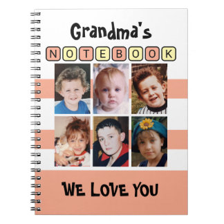 6 photo love you peach grandma's notitieboek