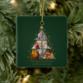6 Photo Tree Shape Christmas memory Keramisch Ornament