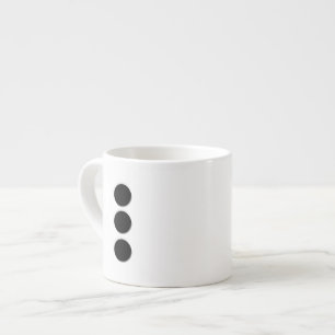 6 pitten espresso kop