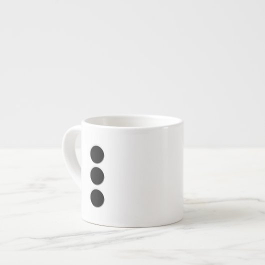 6 pitten espresso kop (Links)