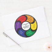 6 Principes van Naturopathic Medicine Sticker (Envelop)