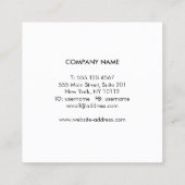 6 Punch Pink Beauty Salon Customer Loyalty Kaart (Achterkant)