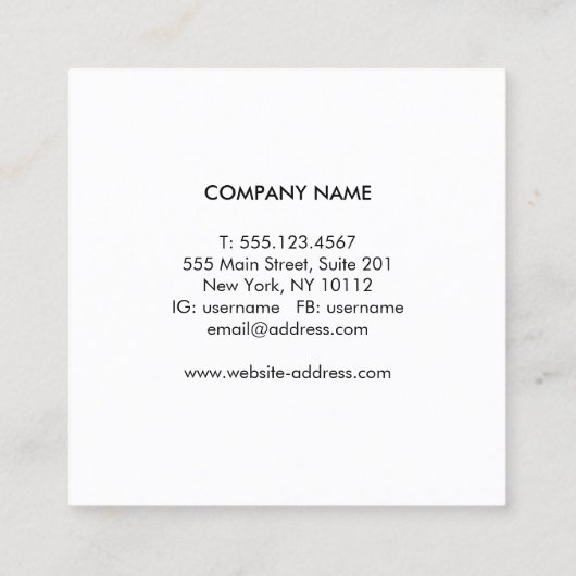 6 Punch Pink Beauty Salon Customer Loyalty Kaart (Achterkant)